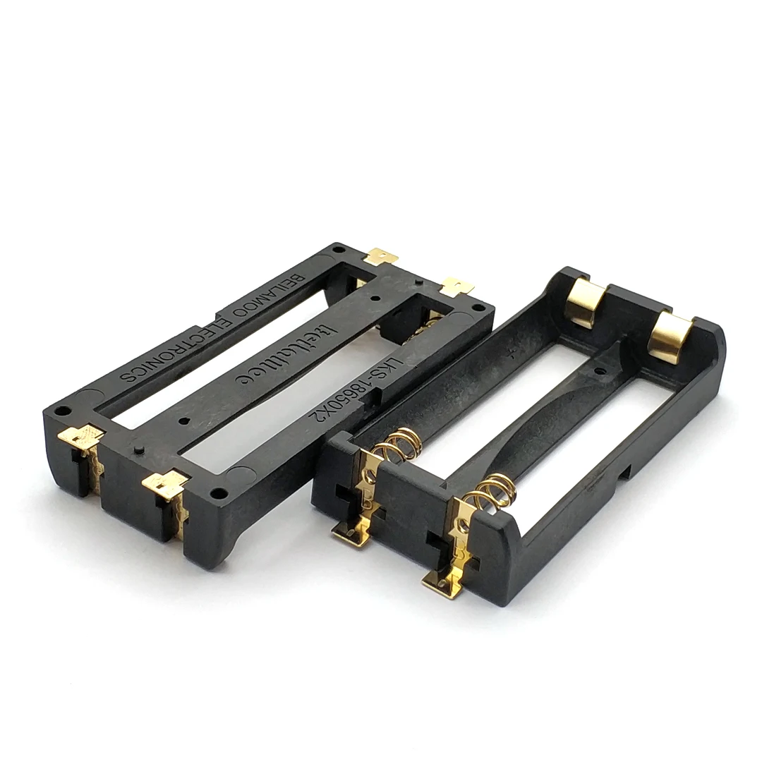 2S Parallel 18650 SMT Batteriehalter 2-Zellen-Parallel 3,7V PCB Oberflächenmontage Batteriesockel Vergoldeter Kontakt, BATTERIE NICHT ENTHALTEN – Detail 4