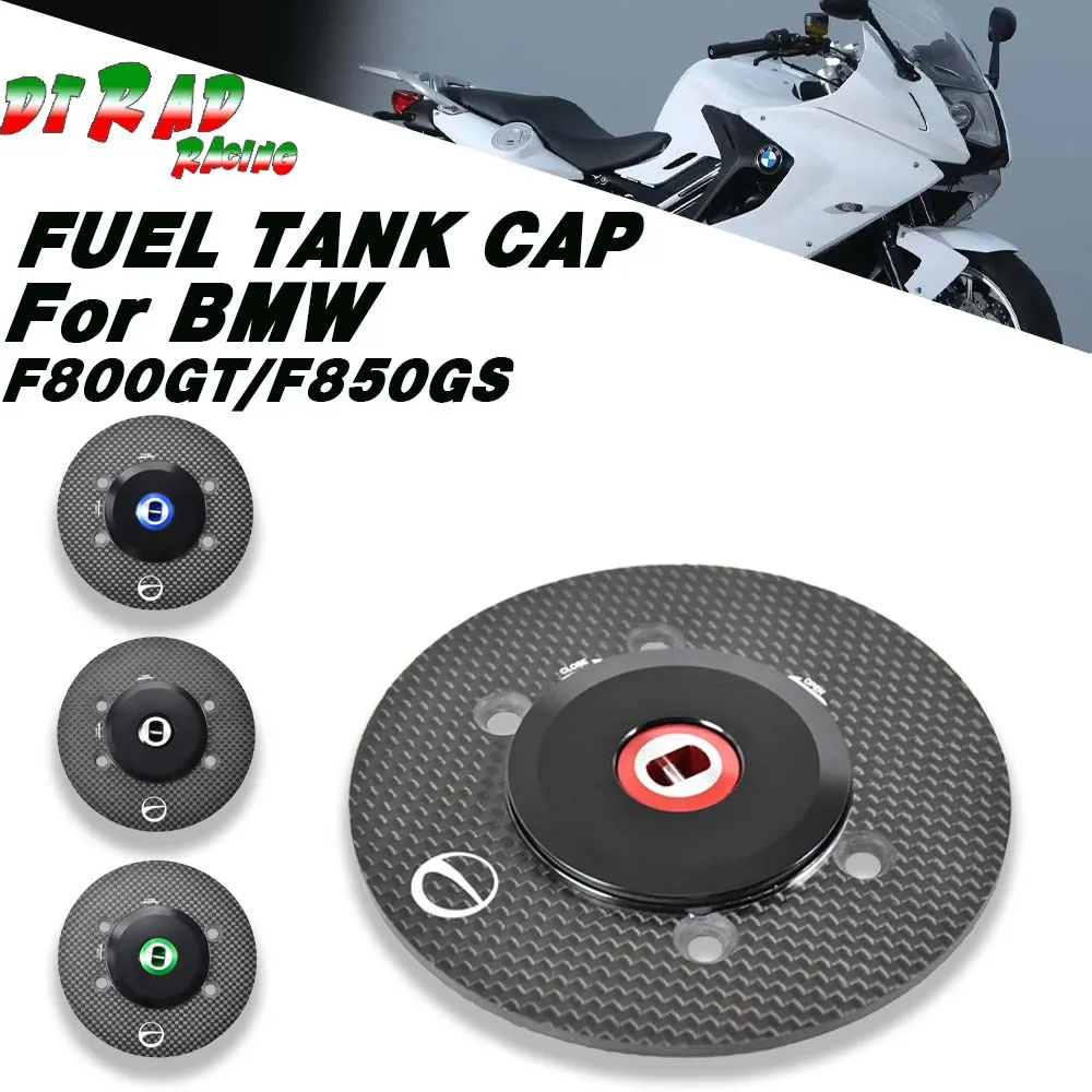 Carbon Fiber Petrol Tank Cap With Rapid Locking Motorcycle Fuel Plug Gasoline Cover For BMW F800GT 2012-2018 F850GS 2006-2012