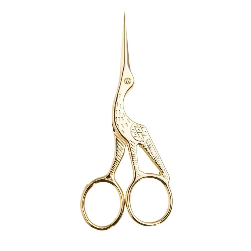 Exquisite Crane Scissors Stainless Steel Sewing Tool For Embroidery Needlework Precision Trimming Crafting Accessory Shears
