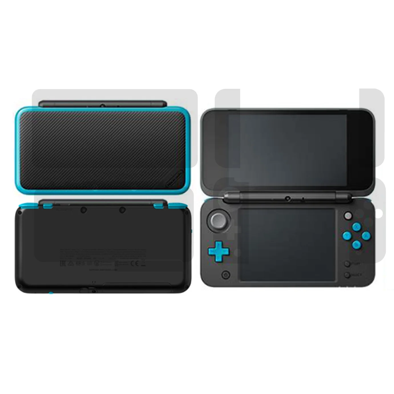 Transparent Clear Vinyl Skin Sticker Protector for Nintendo New 2DS XL LL Skins Stickers