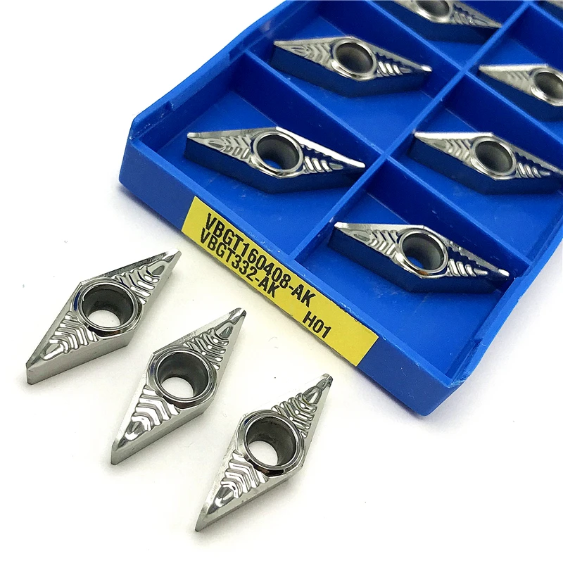VBGT160402 VBGT160404 VBGT160408 AK H01 Aluminum Inserts Internal Turning Tool CNC Lathe Tools High Quality Aluminum Copper Tool