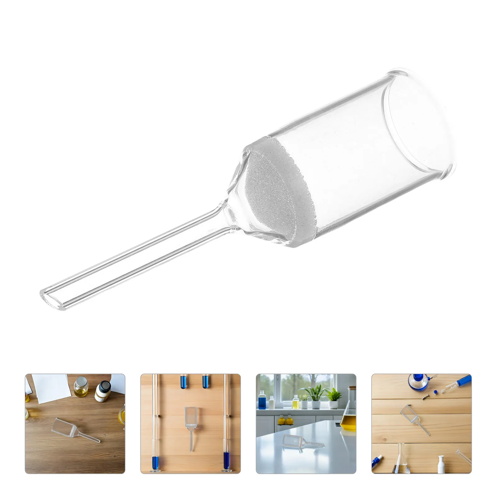 Glass Buchner Filter Funnel 35Ml Laboratory G3 High Temperature Resistant Liquid Solid Separation Lab Glassware Tool