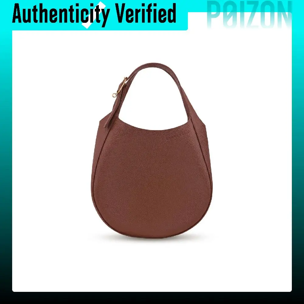 LONGCHAMP Le Foulonné Cow Leather Crossbody Bag Handbags Small Women's Coffee 10328021M02