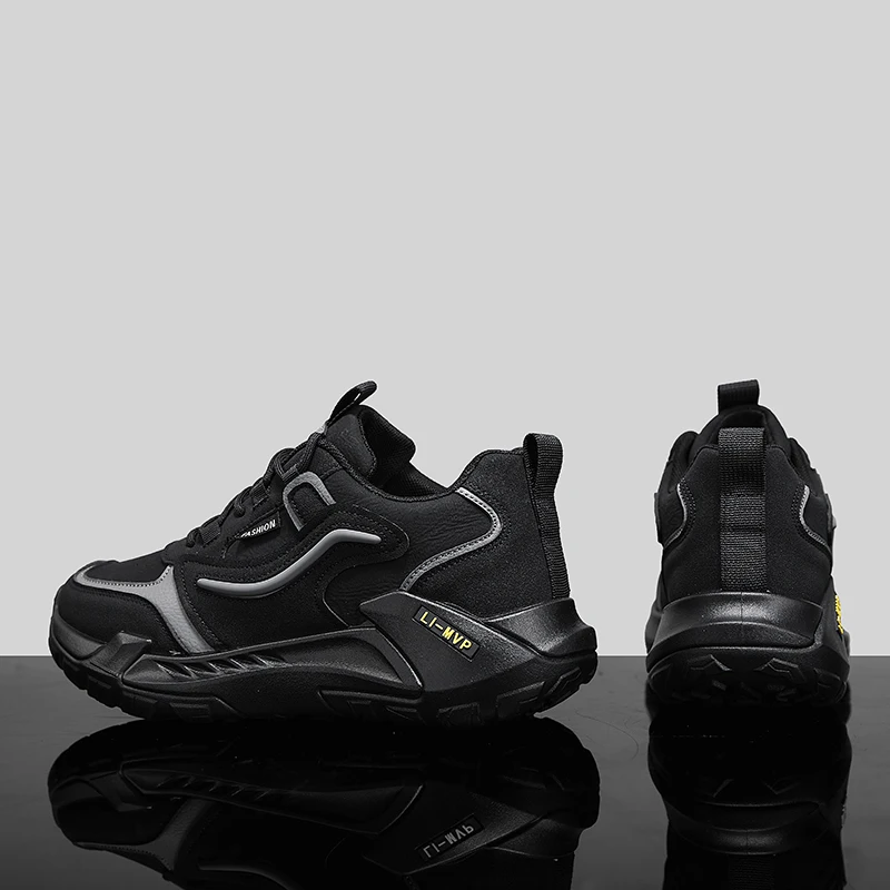 2025 Nieuwe heren boardschoenen, sneakers, skate-schoenen, vrijetijdsschoenen unisex lichtgewicht zachte zool reizen gedempt outdoor dagelijkse kleding