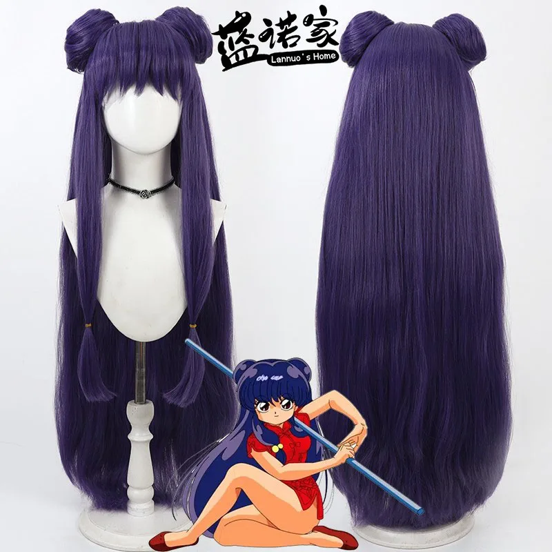 

Anime Ranma ½ Shampoo Cos Cosplay Wig Halloween Carnival Party Props Synthetic Hair Heat Resistant Fiber + Wig Cap