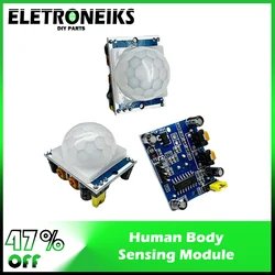 HC-SR501 HC-SR505 MH-SR602 AS312 Adjust IR Pyroelectric Infrared Mini PIR Module Human Sensor Detector Module Bracket Arduino