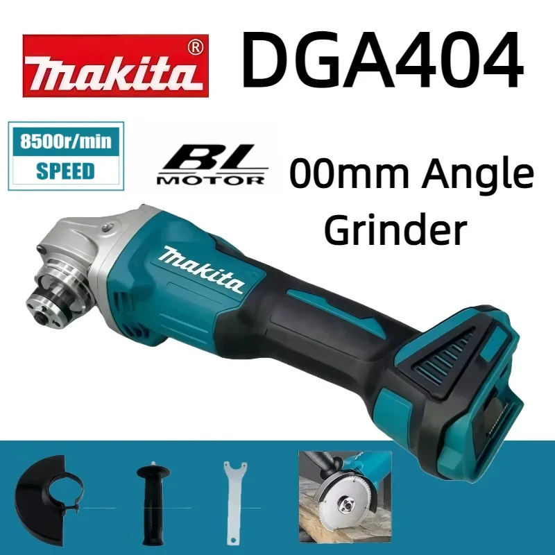 

Makita DGA404 Brushless Electric Angle Grinder 100MM Metal Wood Power Tool Grinder Cordless Grinding Polishing Cutting Machine