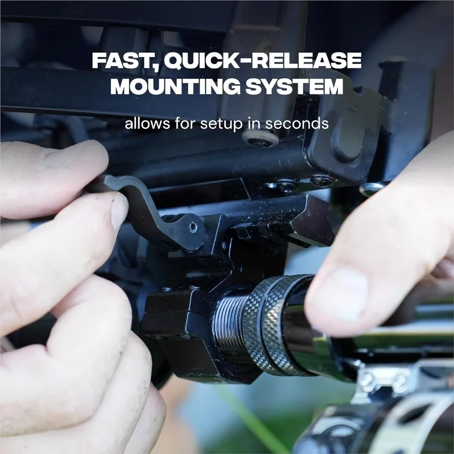 مجموعة صيد الأسماك الجديدة من BALLISTA: مجموعة كاملة لأقواس متقاطعة - تتضمن حامل بكرة Spincast مع حلقة الأكمام والسهام #4