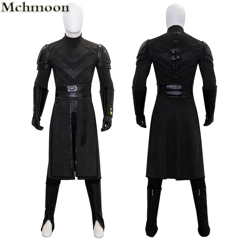 Movie Ahsoka Baylan Skoll Costume Cosplay Cape Pants Full Set Deluxe Battle Duel Suit Halloween Outfits Villains Role-playing
