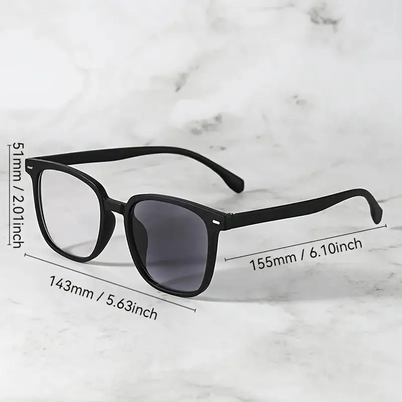 2PCS Mode Photochrome Ray Übergang Retro-automatische Gläser Klassische Sonnenbrille Anti Strahlung Gläser für Frauen/Männer – Detail 6
