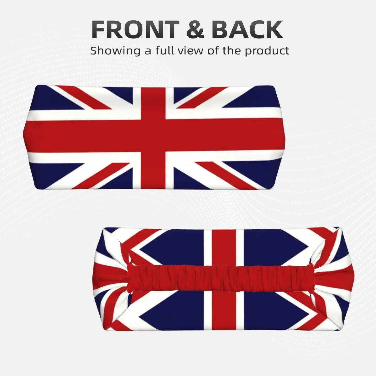 Custom Union Jack Flag Of The UK Training Sweatband Men Women Non Slip Quick Drying Headband Running