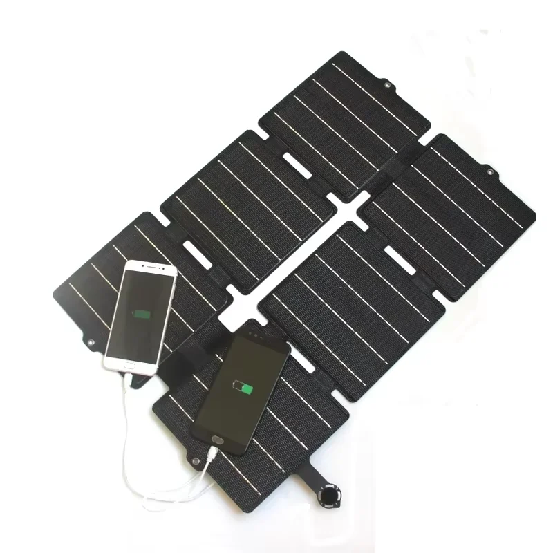 

Waterproof Portable Folding Solar Panel Charger 30W with USB DC Solar for Mobile Power Outdoor Camping Hiking Fast Charging