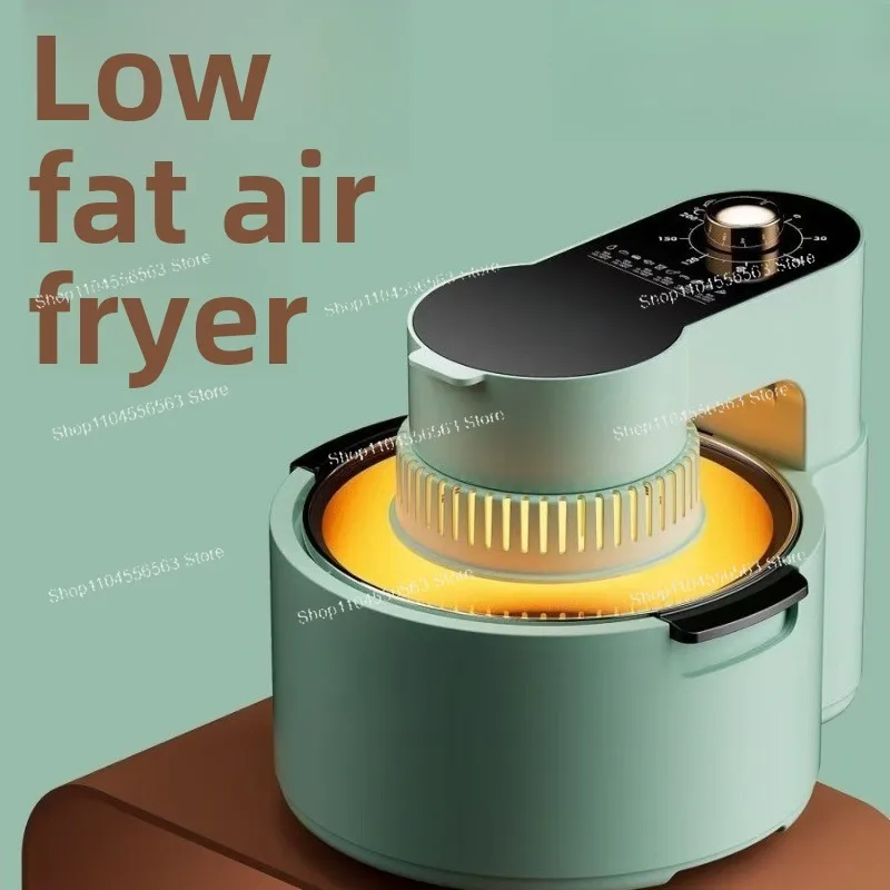 Household Visible Flip Lid Air Fryer, Large Capacity High Power Multifunctional Bake & Fry All In One Electric Fryer Gift Option
