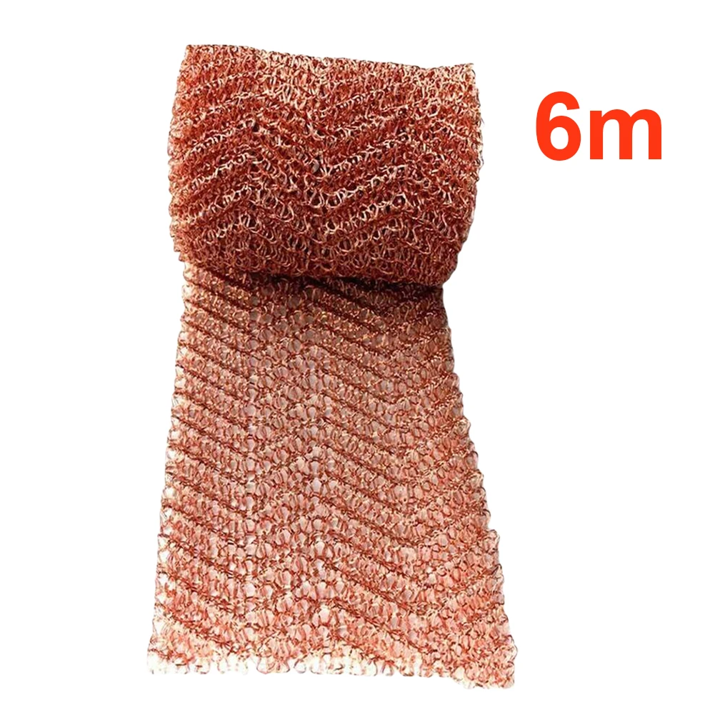 

Copper Mesh Slug Repeller Rustproof Slug Repellent Copper Net Long Lasting Copper Wire Mesh for Pest Control