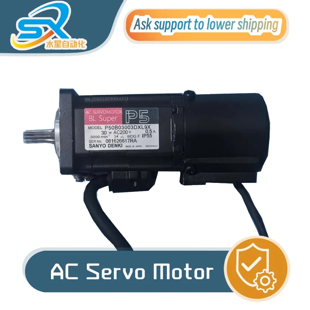 

100% TEST OK AC Servo Motor P50B03003DXL9X 30w New or Used For Industriall Automation Provide Factory Inspection Video