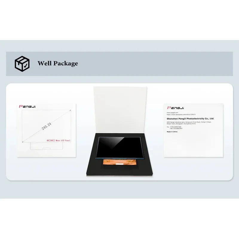 Tela da impressora 3D com vidro, 9,25 polegadas, 6K LCD, anycubic M3 Plus, Photon Mono X, 5760x3600