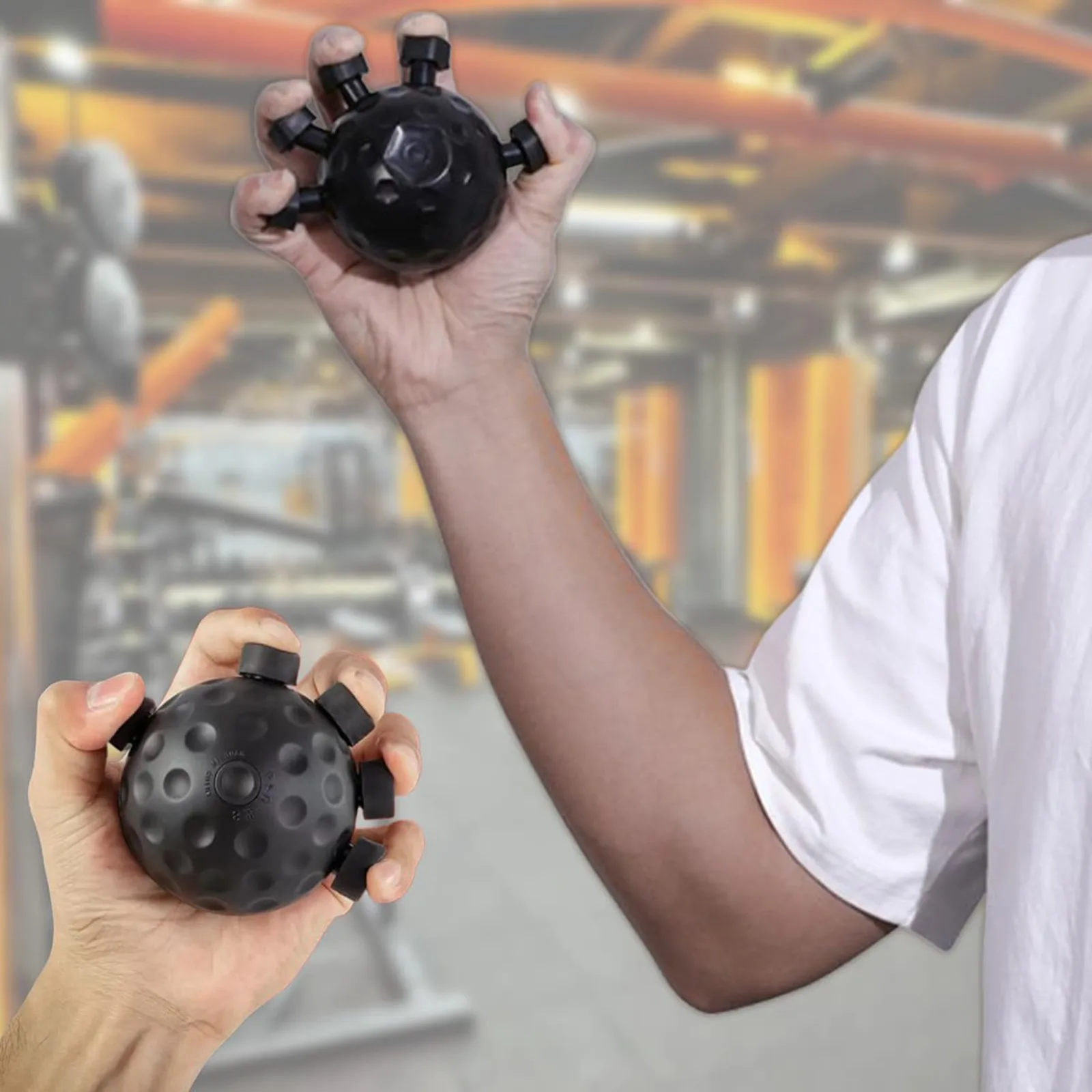 

Тренажер для пальцев, тренажер для укрепления рук, регулируемая мощность, тренировка, шарики для рук, захват, тренажер, силовые упражнения для рук