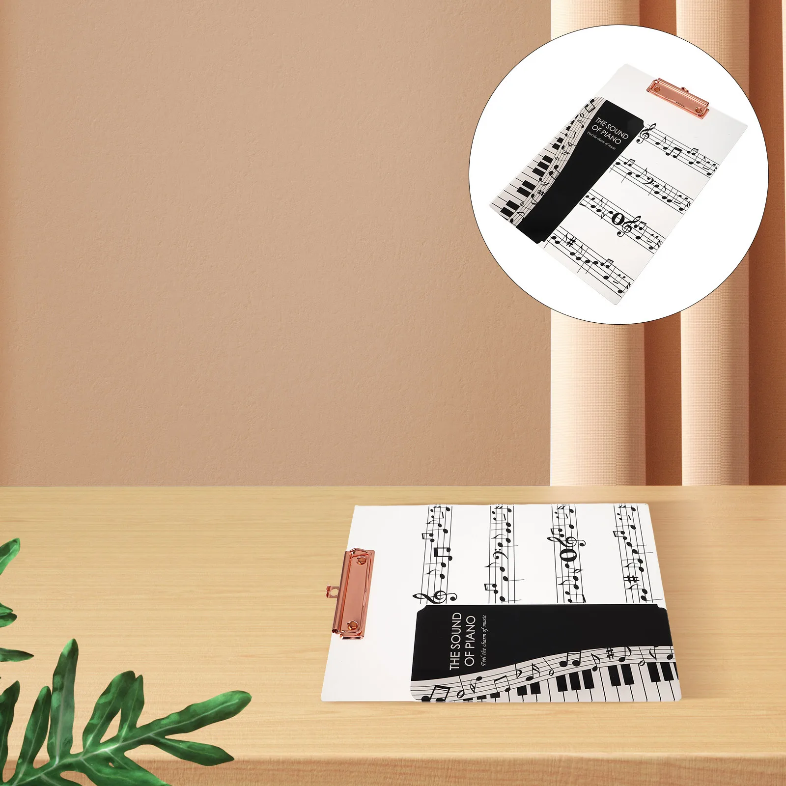 

Acrylic Sheet Music Binder Thickened Transparent Music Note Folder for Piano Choir Instrument Sheet Storage Organizer