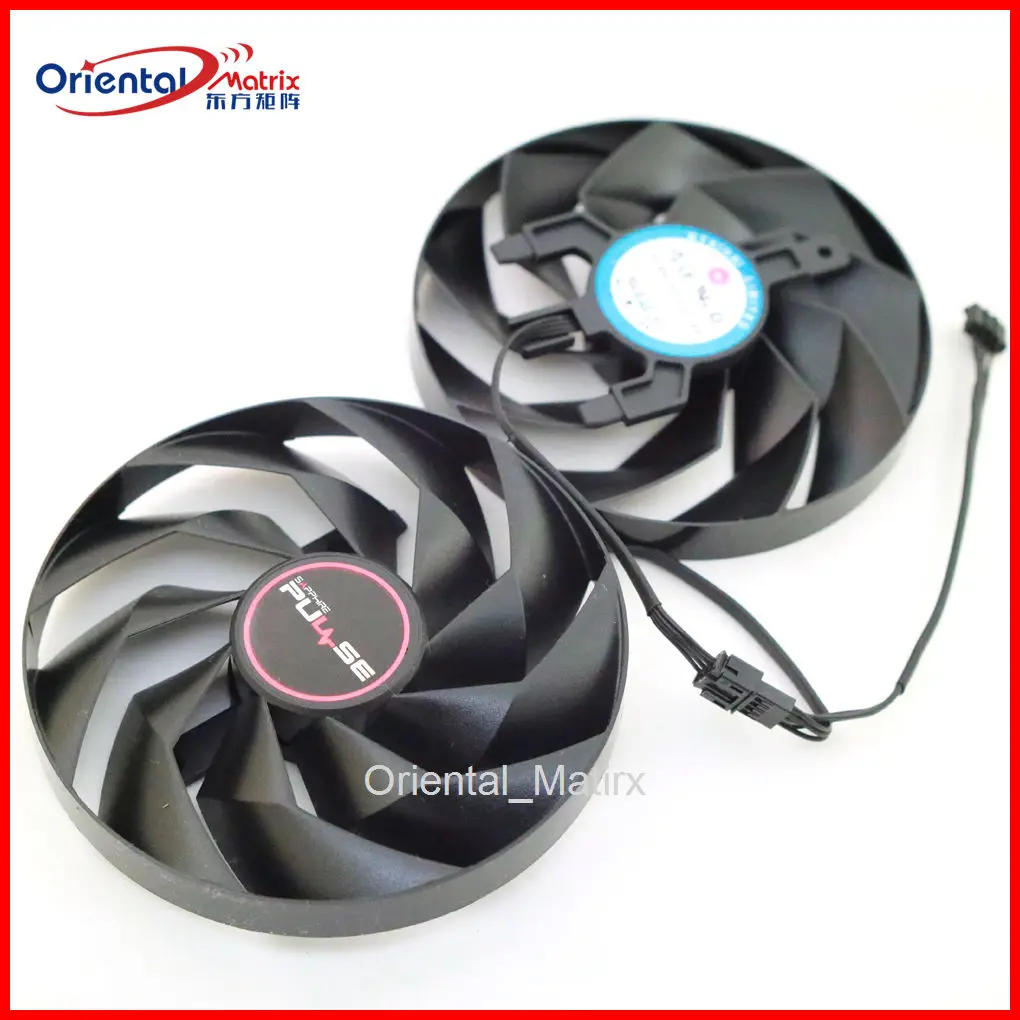 

2pcs/Lot FD10015M12D 12V 0.45A 95mm VGA Fan For Sapphire RX7600XT 7700XT 7800XT PULSE Graphics Card Cooling Fan