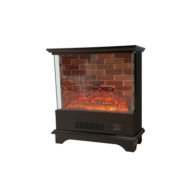 American standing fireplace Electronic fireplace Interior decoration Villa Electronic fireplace LED European simulation flame