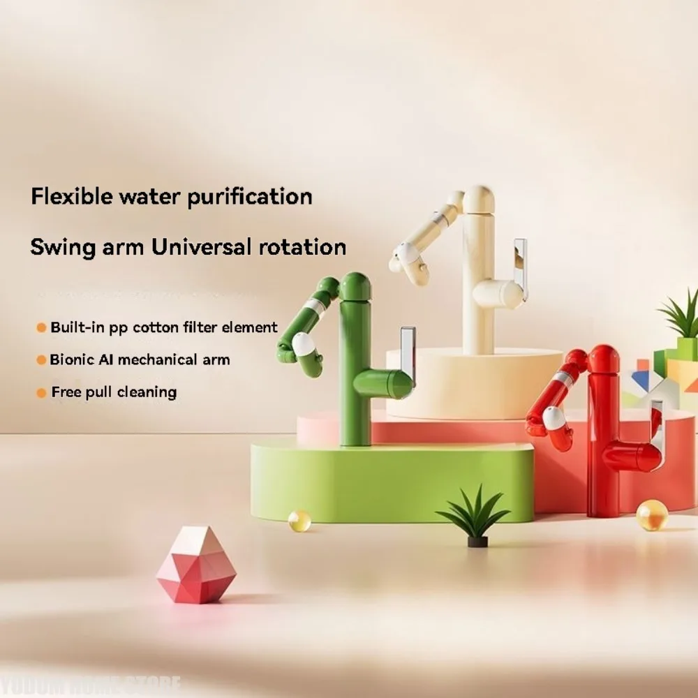 Dopamine Faucet Faucet Cactus Washbasin Multifunctional Hot and Cold Bathroom Basin Faucet Stretchable