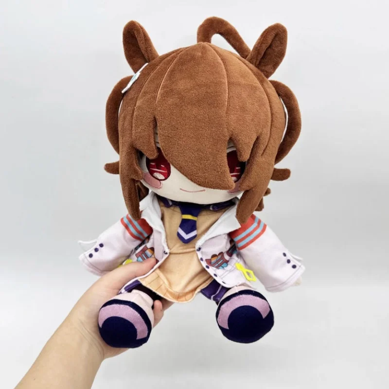 

Новая Uma Musume Racehorse Girl, каштановые волосы, маленькая девочка, плюшевая подушка, кукла, аниме, периферийная кукла, модный новый продукт, праздничный подарок