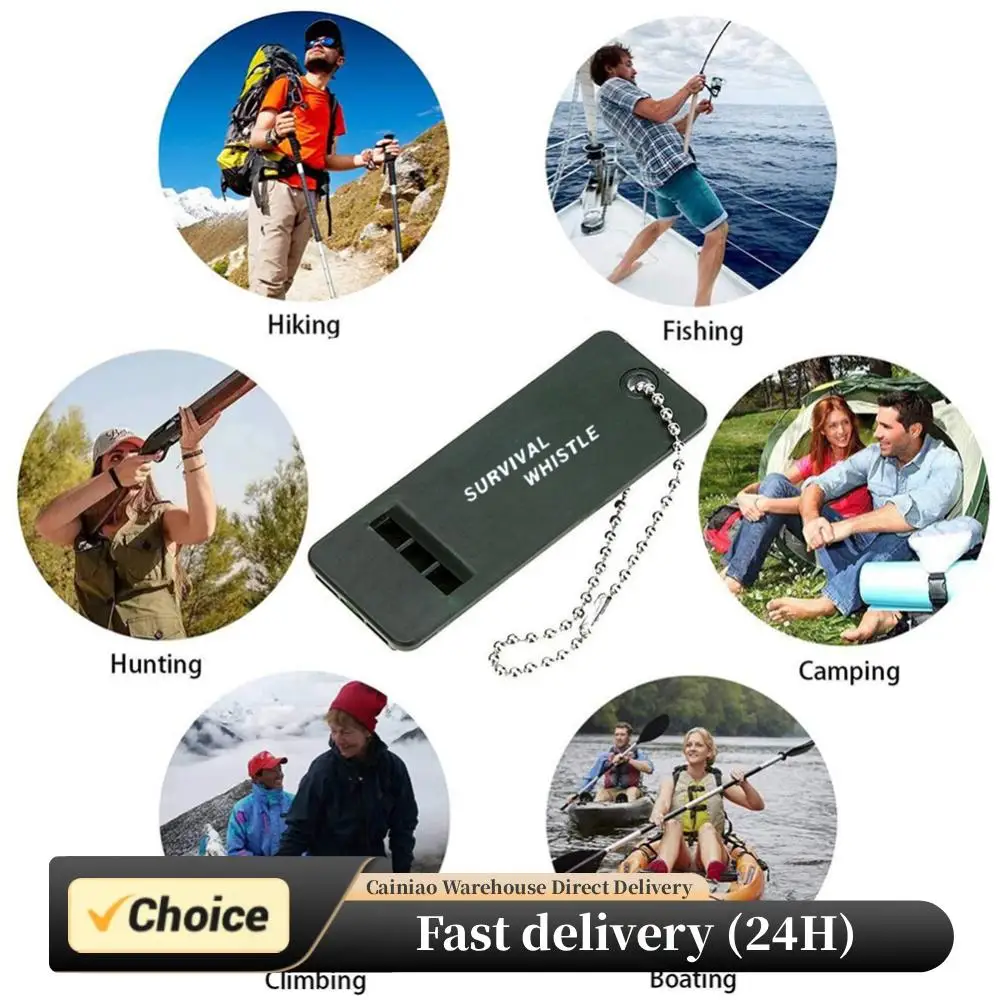

1-5PCS Whistle High Decibel Survival Whistle Keychain Referee Camping Hike Outdoor Emergency Survival Whistle First Aid Tools