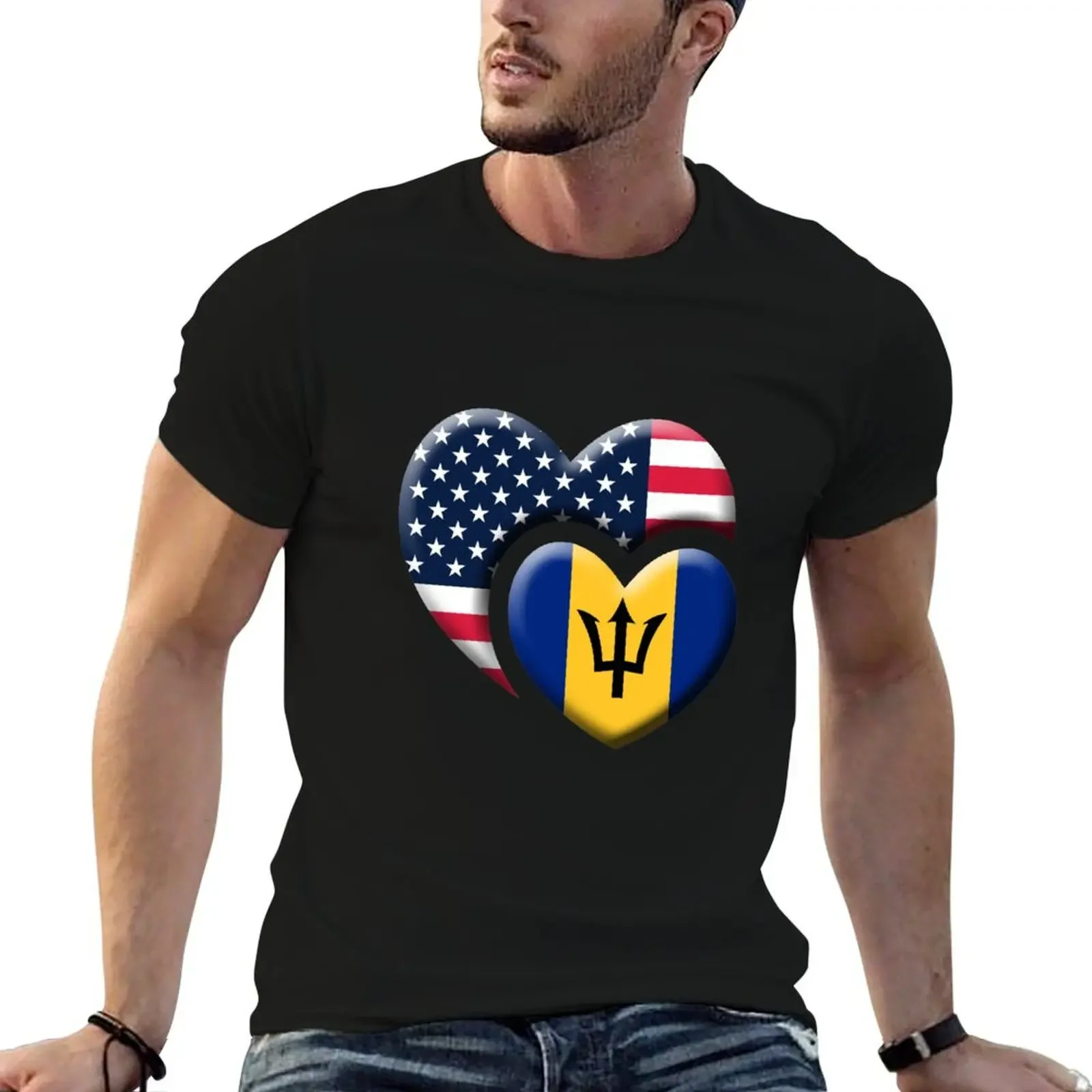 Barbados T-Shirt anime tshirt essential t shirt baggy shirts clothing for men