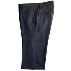 Custom Made Navy Chalk Stripe Mens Pants Pants Men Mens Dress Pants Men Suit Pants For Wedding Tailored Mens Designer Clothing
