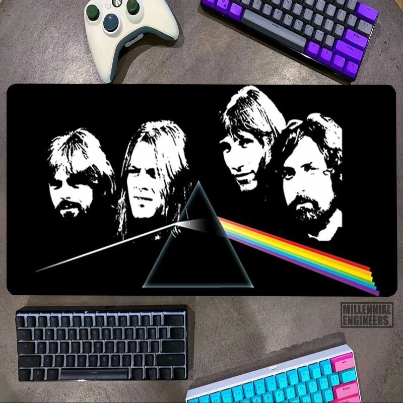 F-Floyd Hot Band P-Pink Mouse Pad Mousepad Gamer Office Accessories Gaming Mats Desk Mat Keyboard Big Mousepepad Extended Large