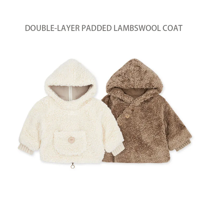 Baby Boys and Girls Winter Clothes Cotton-padded Plush Padded Coat Cotton Baby Jacket Cotton-padded Jacket To Go Out