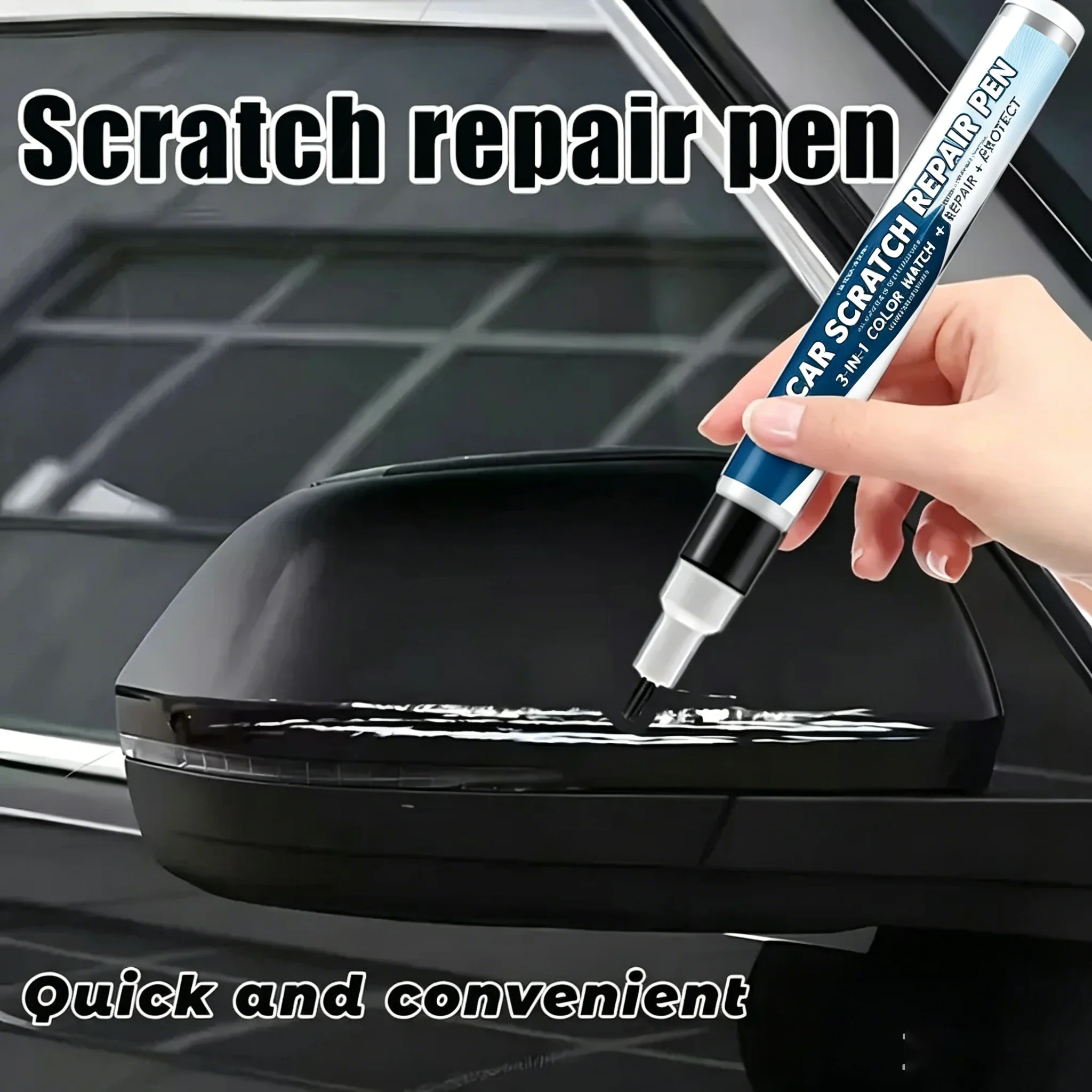 20g Car Touch Up Paint Pen Scratch Repair Brush Color Match Auto Paint Restorer for Cars SUV Trucks Motorcycles Chip Scuff Fix