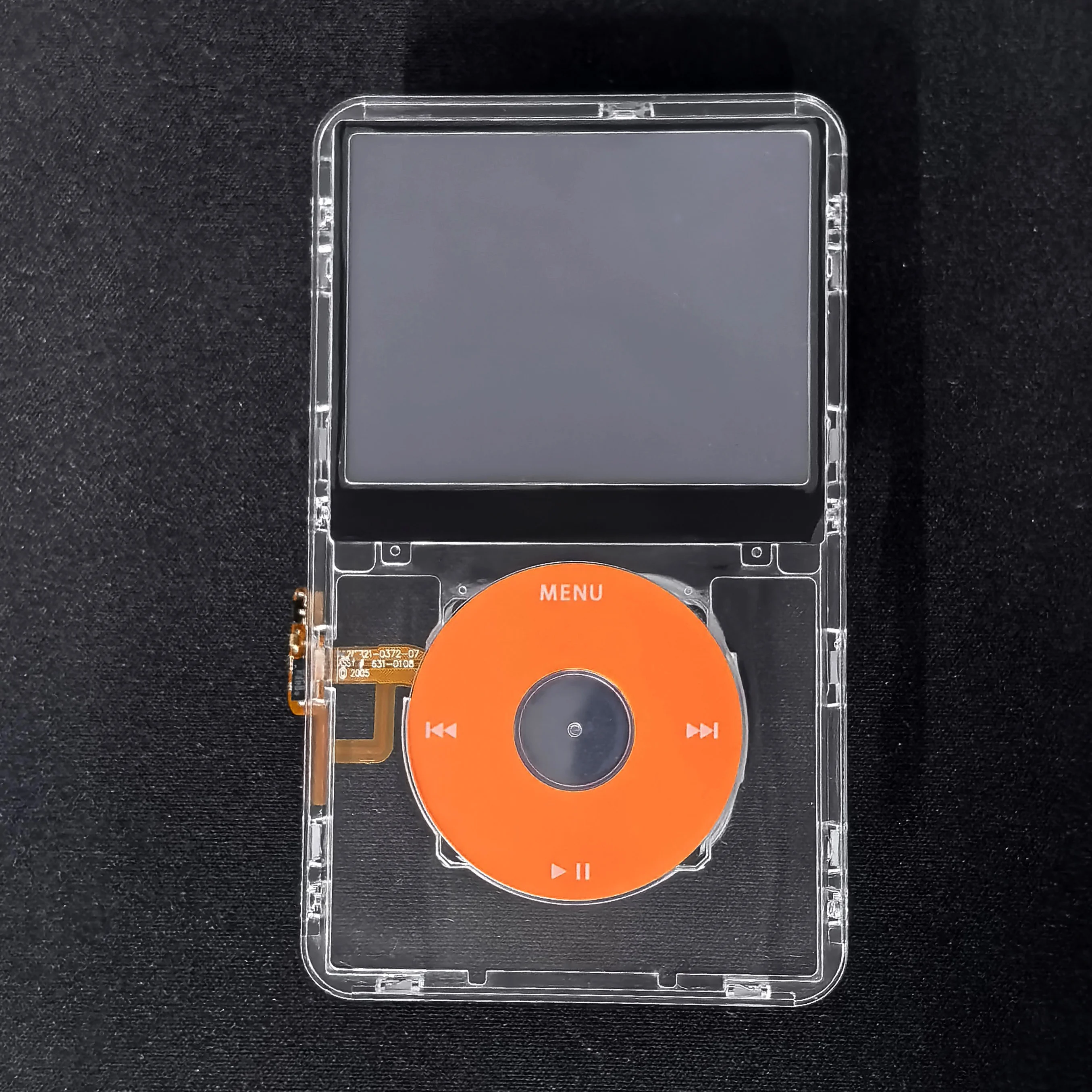 Clear Face Plate Transparent Front Housing Case with Click Wheel Flex Button for iPod Classic 5th Gen 5.5 Video 30GB 60GB 80GB image 4