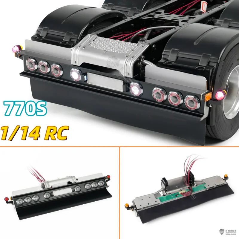 RC Truck 770S Taillight And Crossmember Set LESU S-1320 For Tamiya For Scania 770S Series Tactor Truck OP Parts Accessories