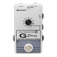 Demonfx FILTRATION II  NOISE REDUCTION Guitar Effect Pedal Noise Gate