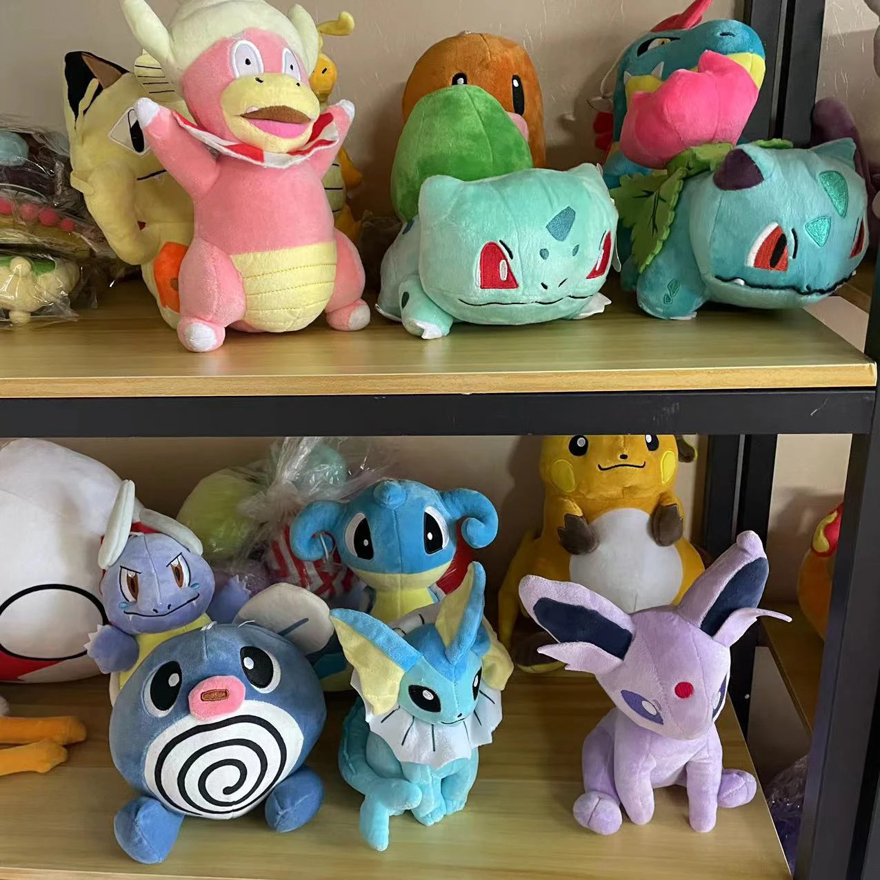 20cm Pokemon Mew Pichu Chansey Plüschtiere Kawaii Bewear Quilava Puppe Cartoon Rowlet Raichu Stofftier Zimmer Dekor Kinder Weihnachts geschenk – Detail 5