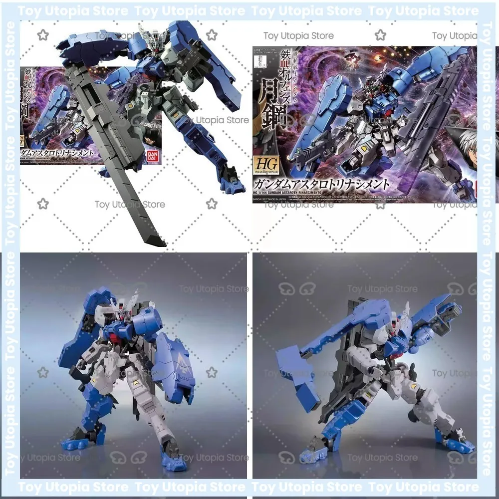 

Bandai HG IBO 1/144 Gundam Astaroth Rinascimento Model Kit Original Action Figure Anime Collectible Toy