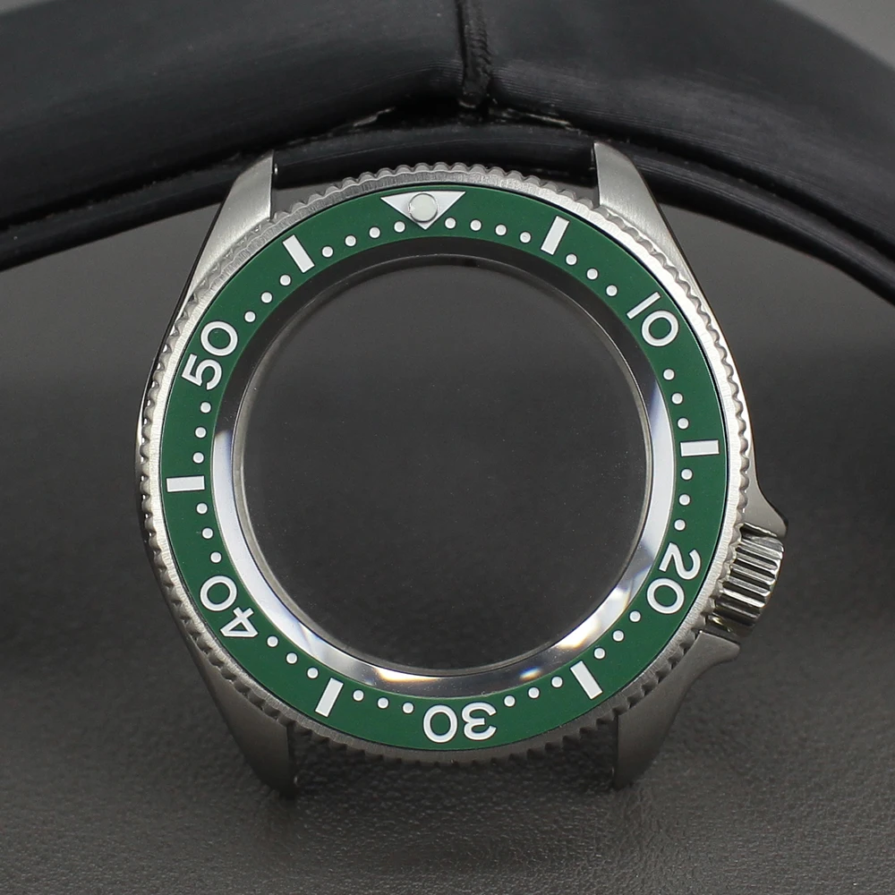 

38mm Silver Watch Case Metal case High Quality Sapphire Glass For NH35 NH36 NH70 NH72 4R36 4R35 7S26 Movement See-through Back