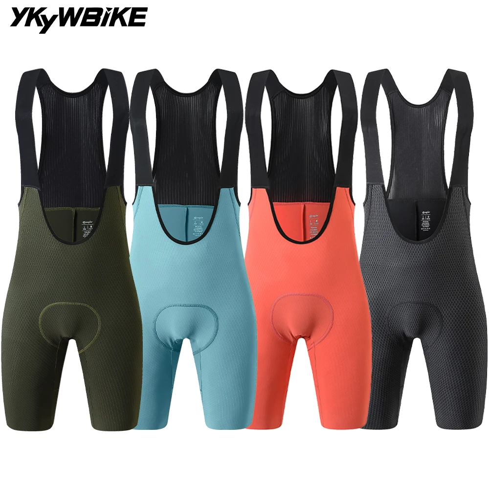

YKYWBIKE 2026 Cycling Bib Shorts Summer Men's 7 Hours Pro team Riding Road Bike Bib Shorts Seamless Bicycle Bibs Short Pants