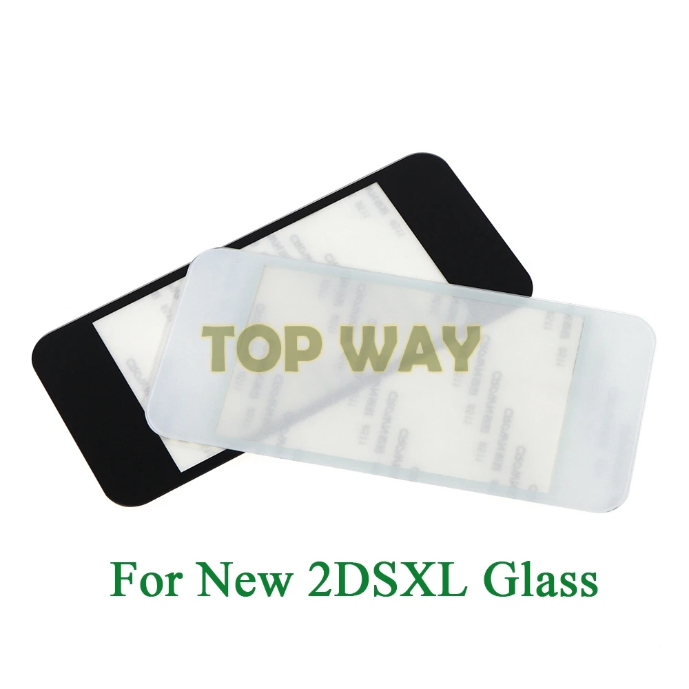 10PCS Glass Mirror Replacement Plastic Top Upper Screen Protector Front LCD Cover Lens For New 2DS XL LL 2DSLL 2DSXL