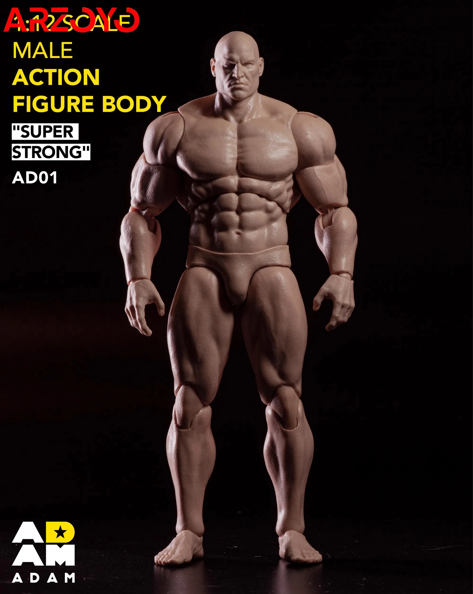 Muff Toys AD01 1/12 figurine à collectionner corps fort Muscle bande dessinée héros corps articulé 17Cm hommes soldat figurine modèle