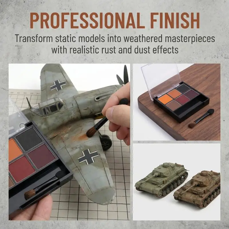 Weathering Master Set for  Model Kit Realistic Effects Basic Tones for Tank Aircraft Diorama DIY