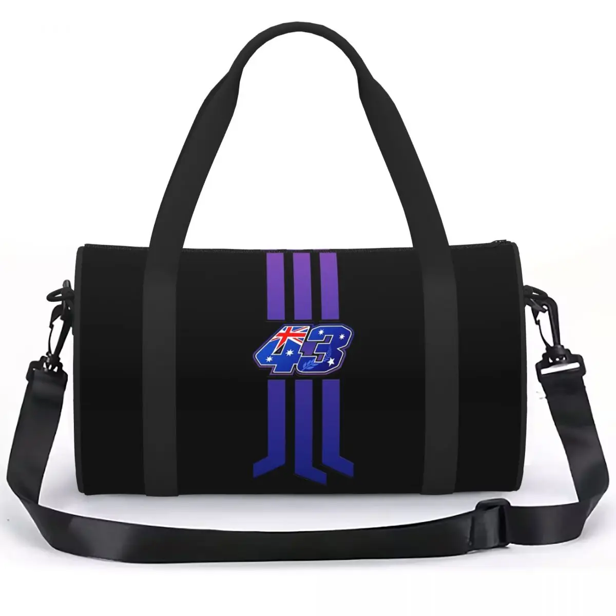 Jack Miller Number 43 Luggage Bag Large Capacity Duffle Tote Bag Handbags Gym Bags Fitness Bag for Boys Girls