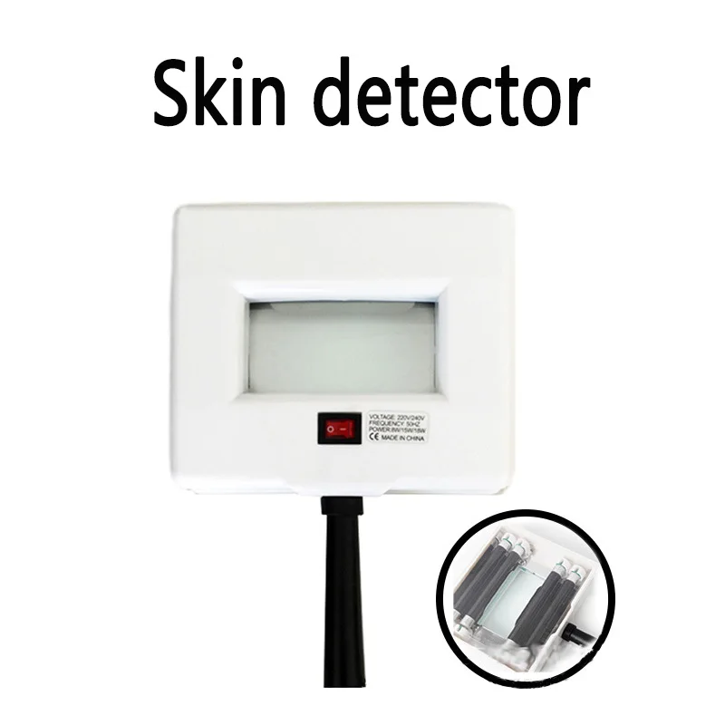 Skin Detector Skin Analyzer Handheld UV Facial Skin Analysis Test UV Black Light Detection Amplification Device Beauty Instrumen