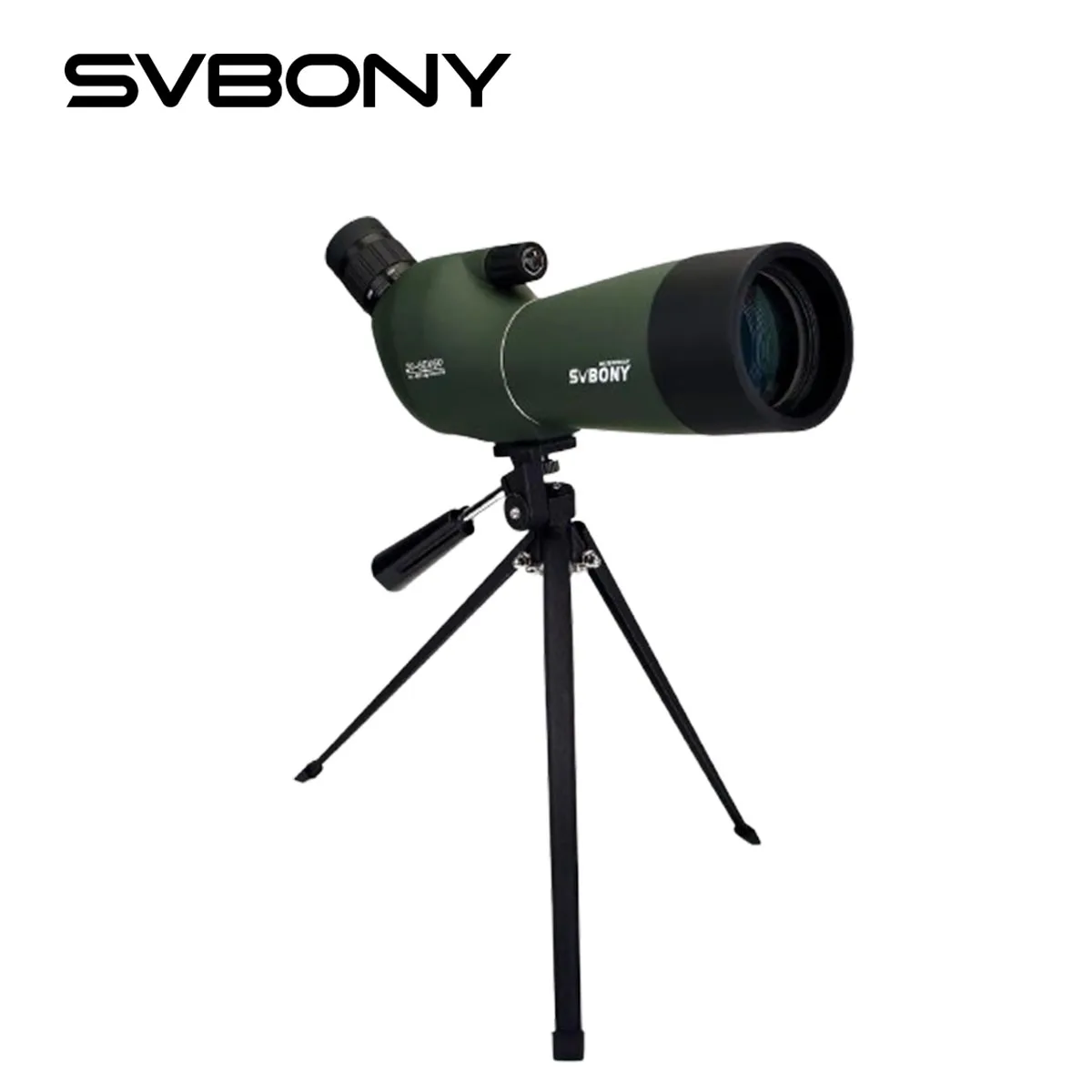 SVBONY SV28 Spotting Scope 20-60x60 with Tabletop Tripod HD IP65 Waterproof Suitable for Target Shooting Hunting Bird Watchi