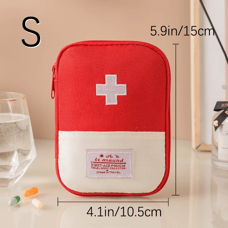 Große Medikamentenaufbewahrungstasche, Tragbarer Pillenorganizer für Hauspflege, Reisen & Notfälle im Freien – Detail 6