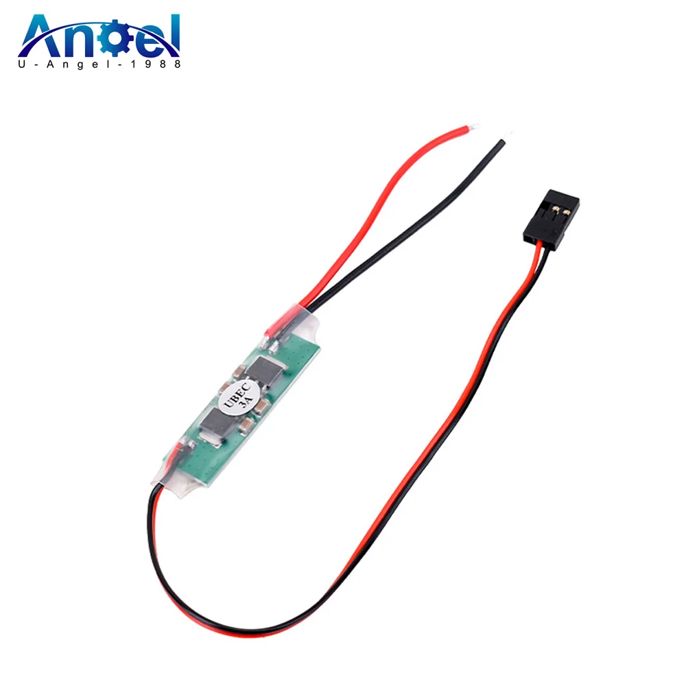 1/2/5PCS RC BEC UBEC 3A 5V Brushless Receiver Servo Power Supply Support 2-4S Lipo battery for RC Airplane Aircraft Drone