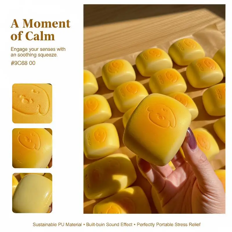 Squeeze Stress Relief Milk Bread Toy 1Pcs Super Soft Simulated Fidget for Travel Time Killing All Age Group