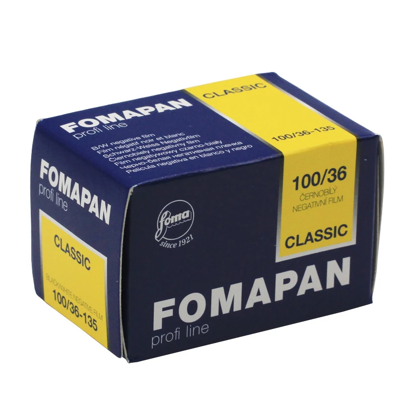 Fomapan Classic 400/200/100 Mobile Movie Recorder Film 120mm/135MM 36 Exposure per Roll, ISO 100/200/400（Expiration date: 2025）