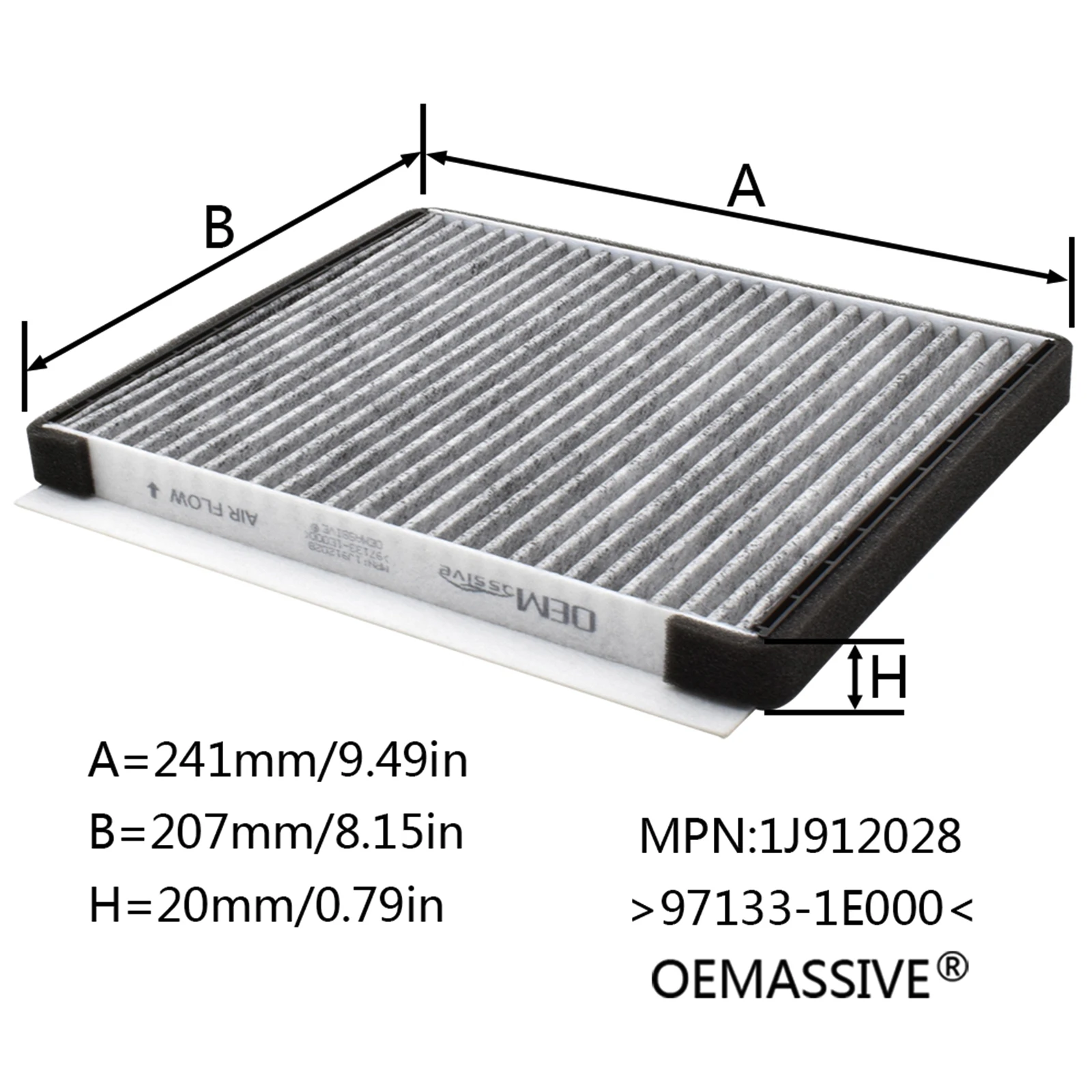 28113-3X000 97133-2H000 Combo Set Engine Cabin Pollen Air Filter For Hyundai Elantra GT Kia Forte 1.8L 2.0L 2013 2014 2015 2016